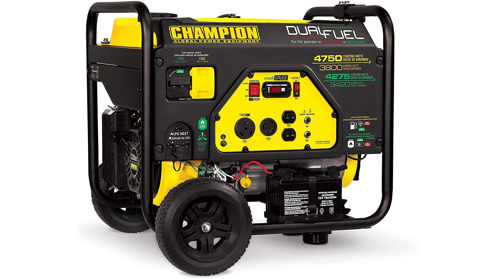 Champion Power Equipment 76533: Dual Fuel And Electric Start