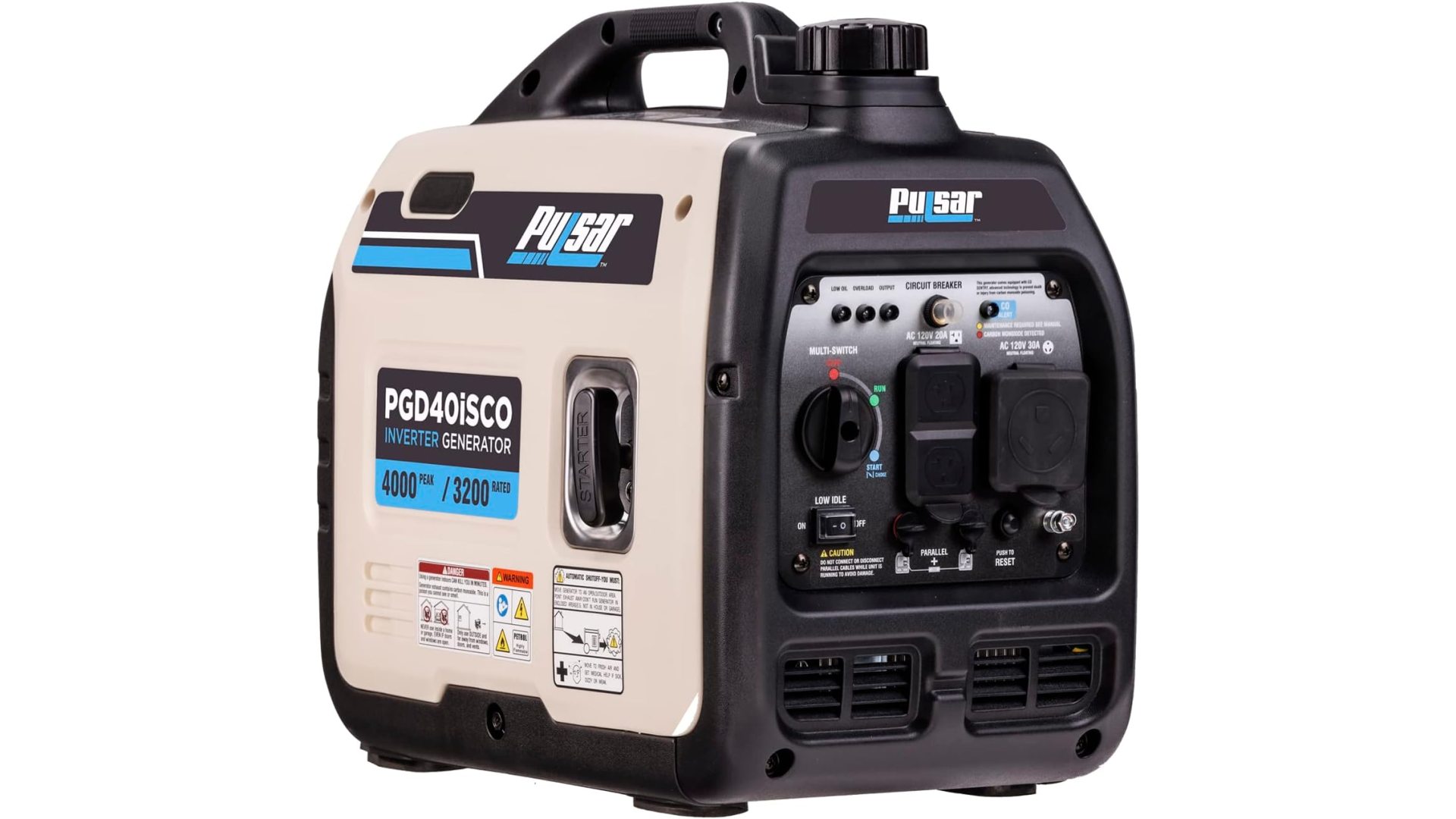 Pulsar PGD40ISCO Portable Gas Inverter Generator