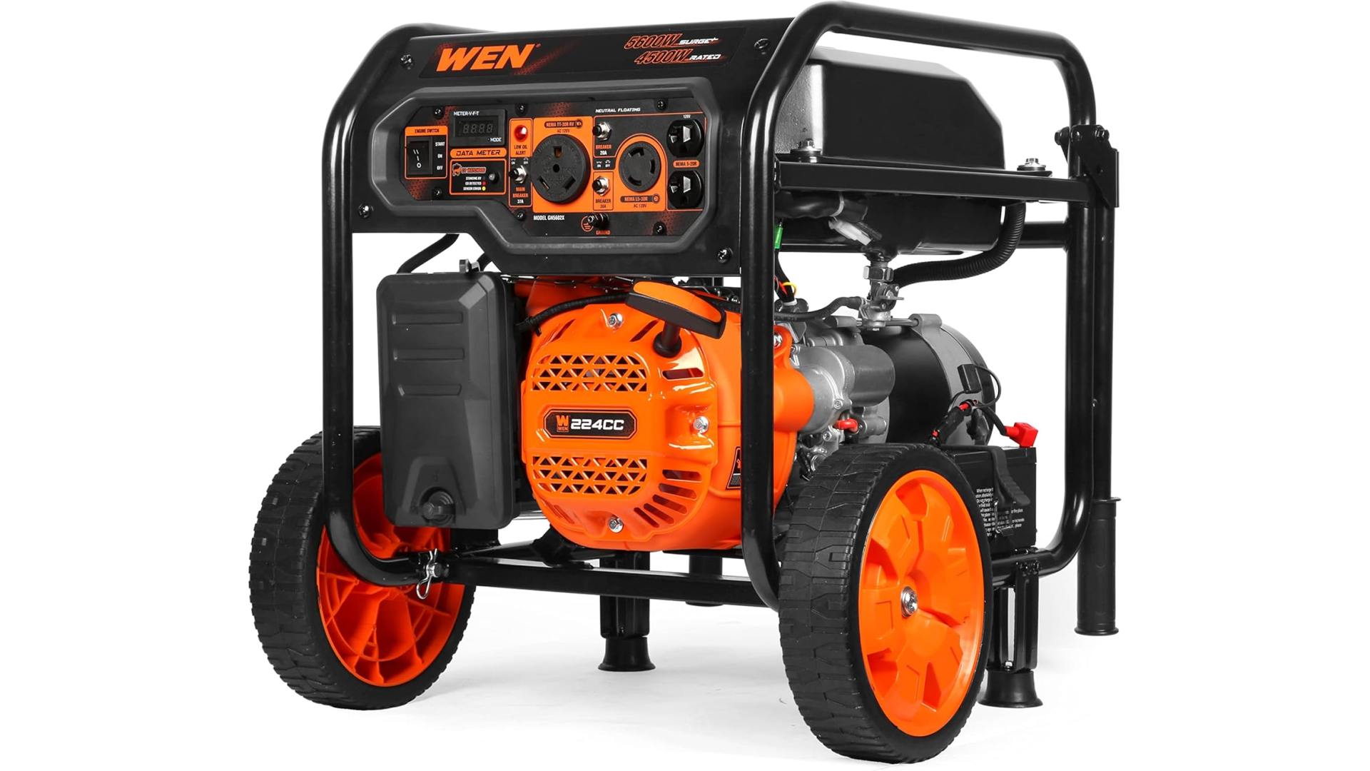 WEN GN5602X Portable Generator 5600W Electric Start