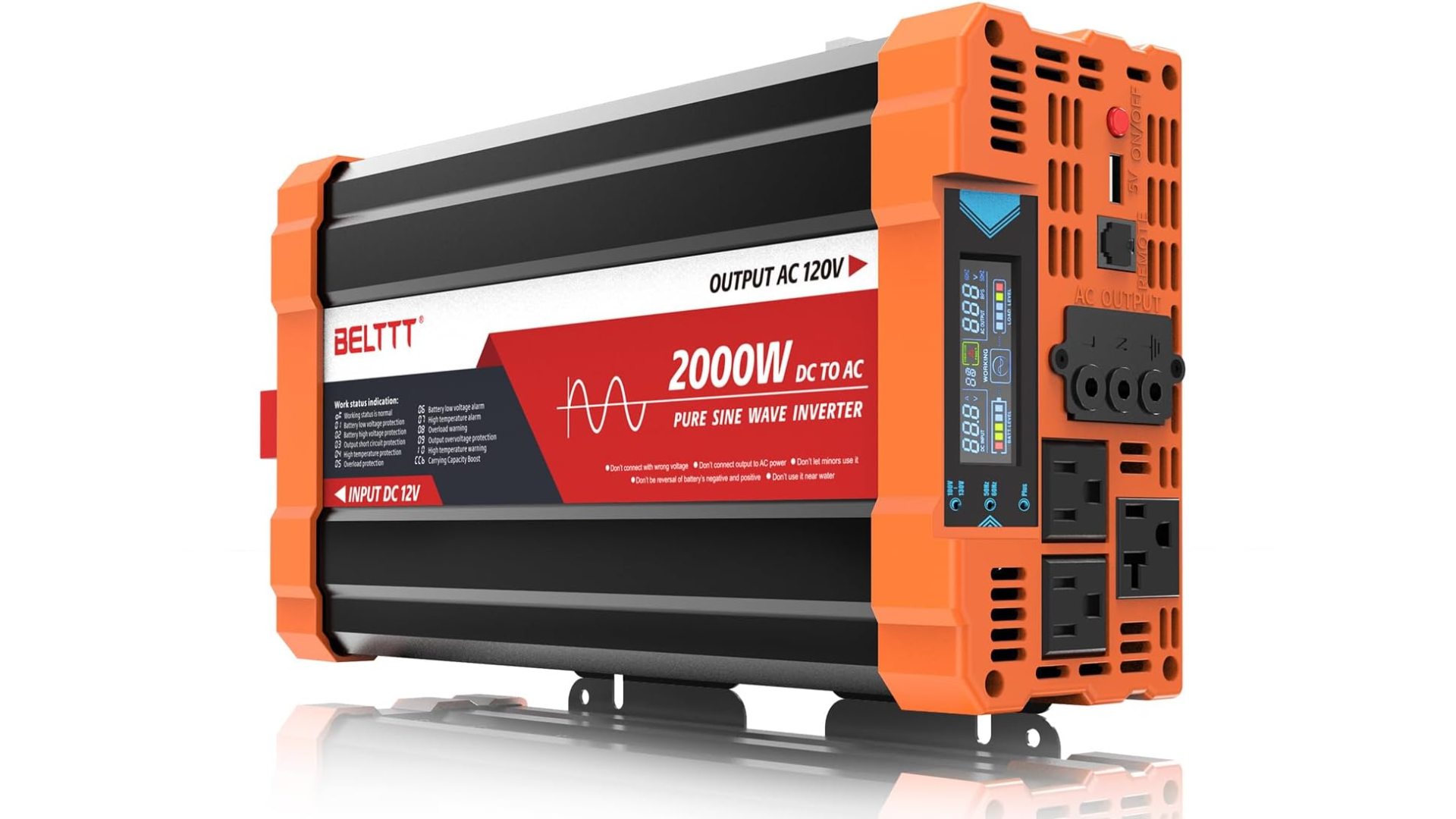 BELTTT 2000W Pure Sine Wave Inverter