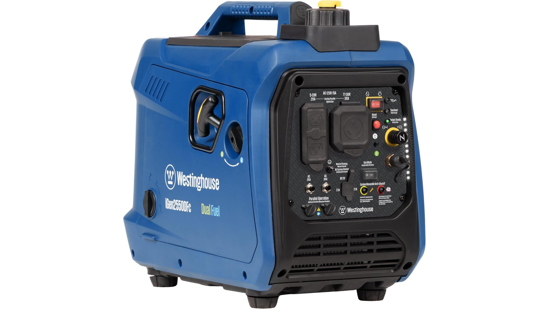 Westinghouse iGen2550DFc Dual Fuel Inverter Generator